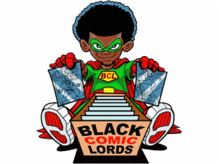 BCL BLACK COMIC LORDS HERO HERE logo