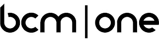 BCM | ONE logo