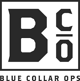 BCO BLUE COLLAR OPS logo