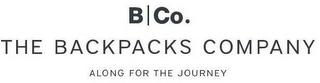 B|CO. THE BACKPACKS COMPANY ALONG FOR THE JOURNEY logo
