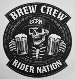 BCRN BREW CREW RIDER NATION logo