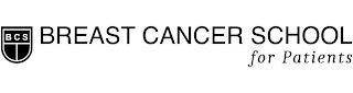 BCS BREAST CANCER SCHOOL FOR PATIENTS logo