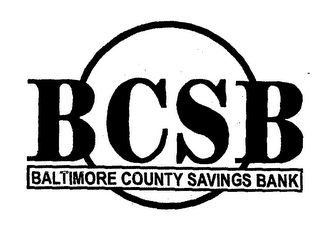 BCSB BALTIMORE COUNTY SAVINGS BANK logo
