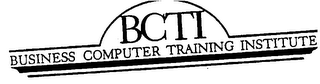 BCTI BUSINESS COMPUTER TRAINING INSTITUTE logo