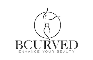 BCURVED ENHANCE YOUR BEAUTY logo