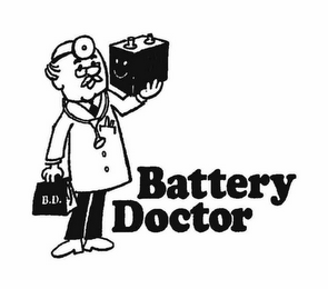 B.D. BATTERY DOCTOR logo
