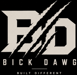BD BICK DAWG BUILT DIFFERENT logo