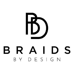 BD BRAIDS BY DESIGN logo