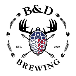 B&D BREWING EST. 2020 logo