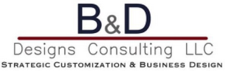 B&D DESIGNS CONSULTING LLC STRATEGIC CUSTOMIZATION & BUSINESS DESIGN logo