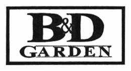 B&D GARDEN logo