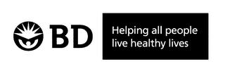 BD HELPING ALL PEOPLE LIVE HEALTHY LIVES logo