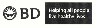 BD HELPING ALL PEOPLE LIVE HEALTHY LIVES logo