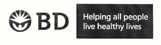 BD HELPING ALL PEOPLE LIVE HEALTHY LIVES logo