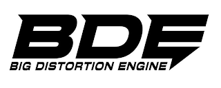 BDE BIG DISTORTION ENGINE logo