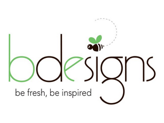 BDESIGNS BE FRESH, BE INSPIRED logo