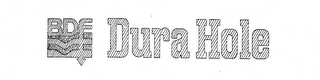 BDF DURA HOLE logo