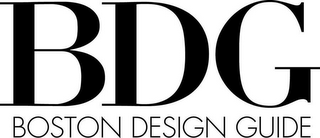 BDG BOSTON DESIGN GUIDE logo