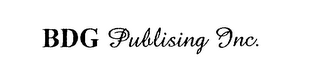 BDG PUBLISHING INC. logo