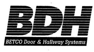 BDH BETCO DOOR & HALLWAY SYSTEMS logo