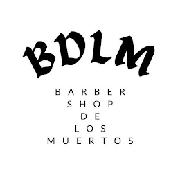 BDLM BARBER SHOP DE LOS MUERTOS logo