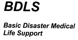 BDLS BASIC DISASTER MEDICAL LIFE SUPPORT logo