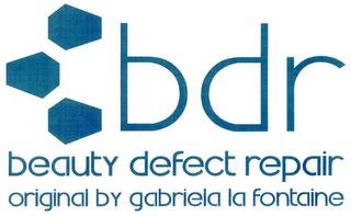 BDR BEAUTY DEFECT REPAIR ORIGINAL BY GABRIELA LA FONTAINE logo