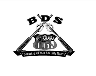 BDS SINCE 2002 "SECURING ALL YOUR SECURITY NEEDS" logo