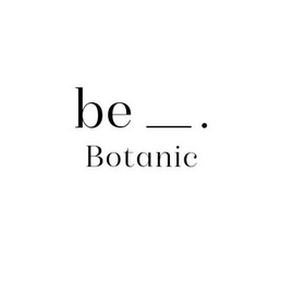 BE _ . BOTANIC logo