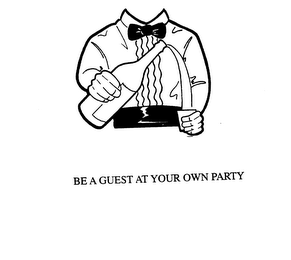 BE A GUEST AT YOUR OWN PARTY logo