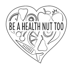 BE A HEALTH NUT TOO logo