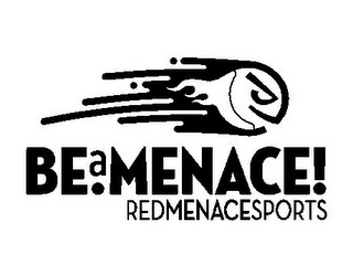 BE A MENACE! REDMENACESPORTS logo