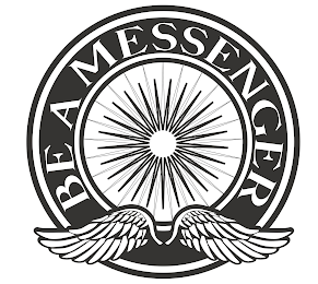 BE A MESSENGER logo