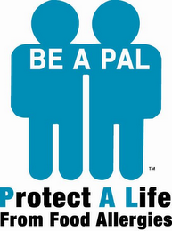 BE A PAL: PROTECT A LIFE FROM FOOD ALLERGIES logo