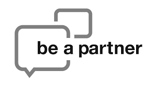 BE A PARTNER logo