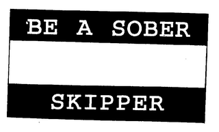 BE A SOBER SKIPPER logo