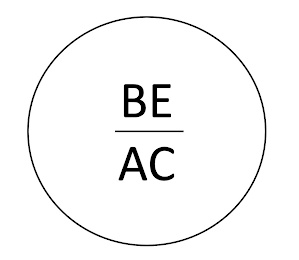 BE AC logo