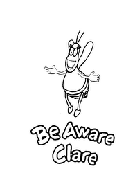 BE AWARE CLARE logo