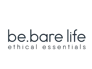 BE. BARE LIFE ETHICAL ESSENTIALS logo