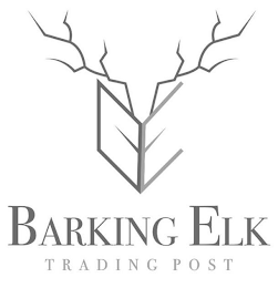 BE BARKING ELK TRADING POST logo