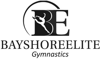 BE BAYSHOREELITE GYMNASTICS logo