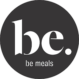 BE. BE MEALS logo