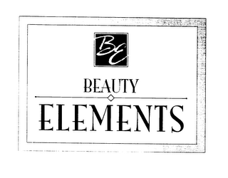 BE BEAUTY ELEMENTS logo