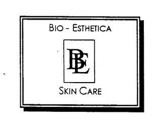 BE BIO-ESTHETICA SKIN CARE logo