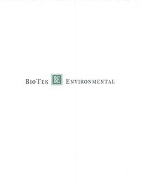 BE BIOTEK ENVIRONMENTAL logo