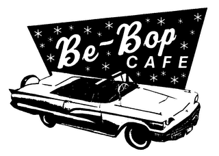 BE-BOP CAFE WHERE THE WHERE THE 50'S & 60'S LIVE! logo