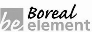 BE BOREAL ELEMENT logo