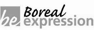 BE BOREAL EXPRESSION logo