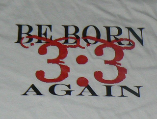 BE BORN AGAIN 3:3 logo