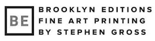BE BROOKLYN EDITIONS FINE ART PRINTING BY STEPHEN GROSS logo